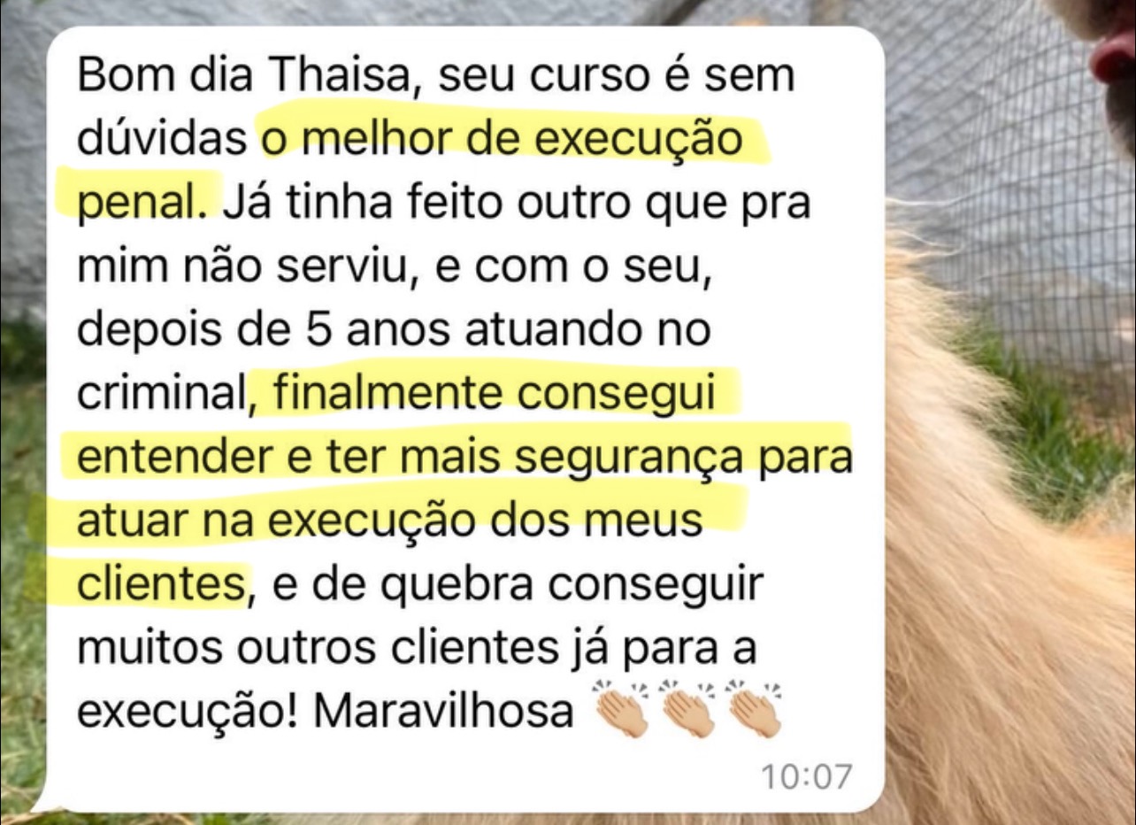 Feedback de aluno