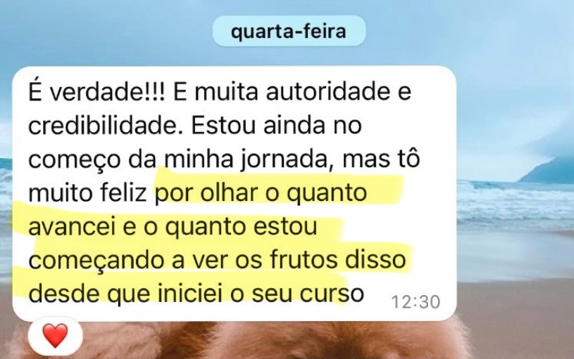 Feedback de aluno
