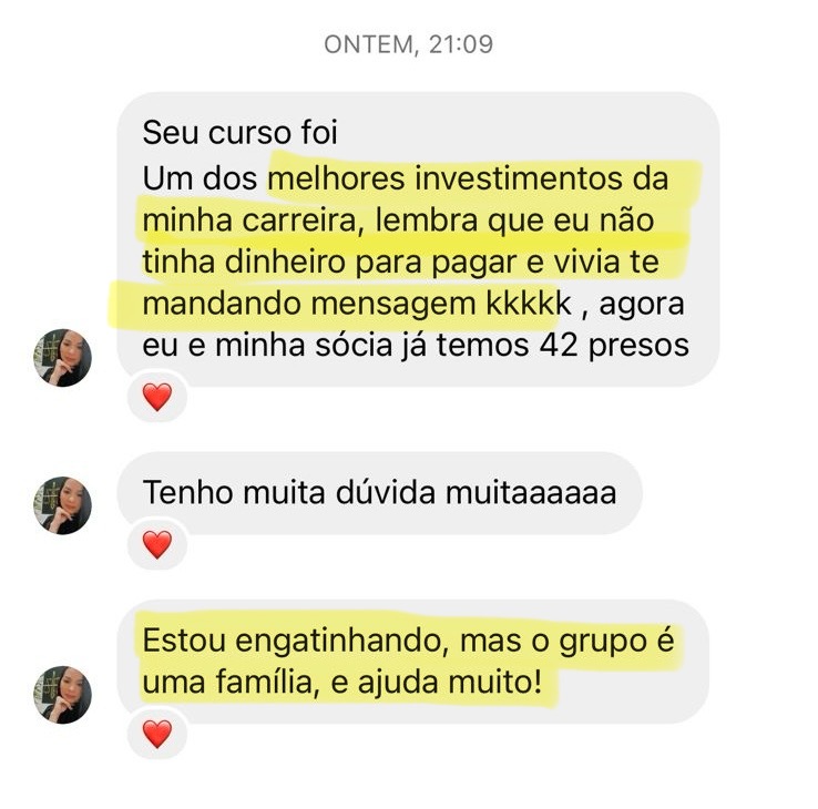 Feedback de aluno